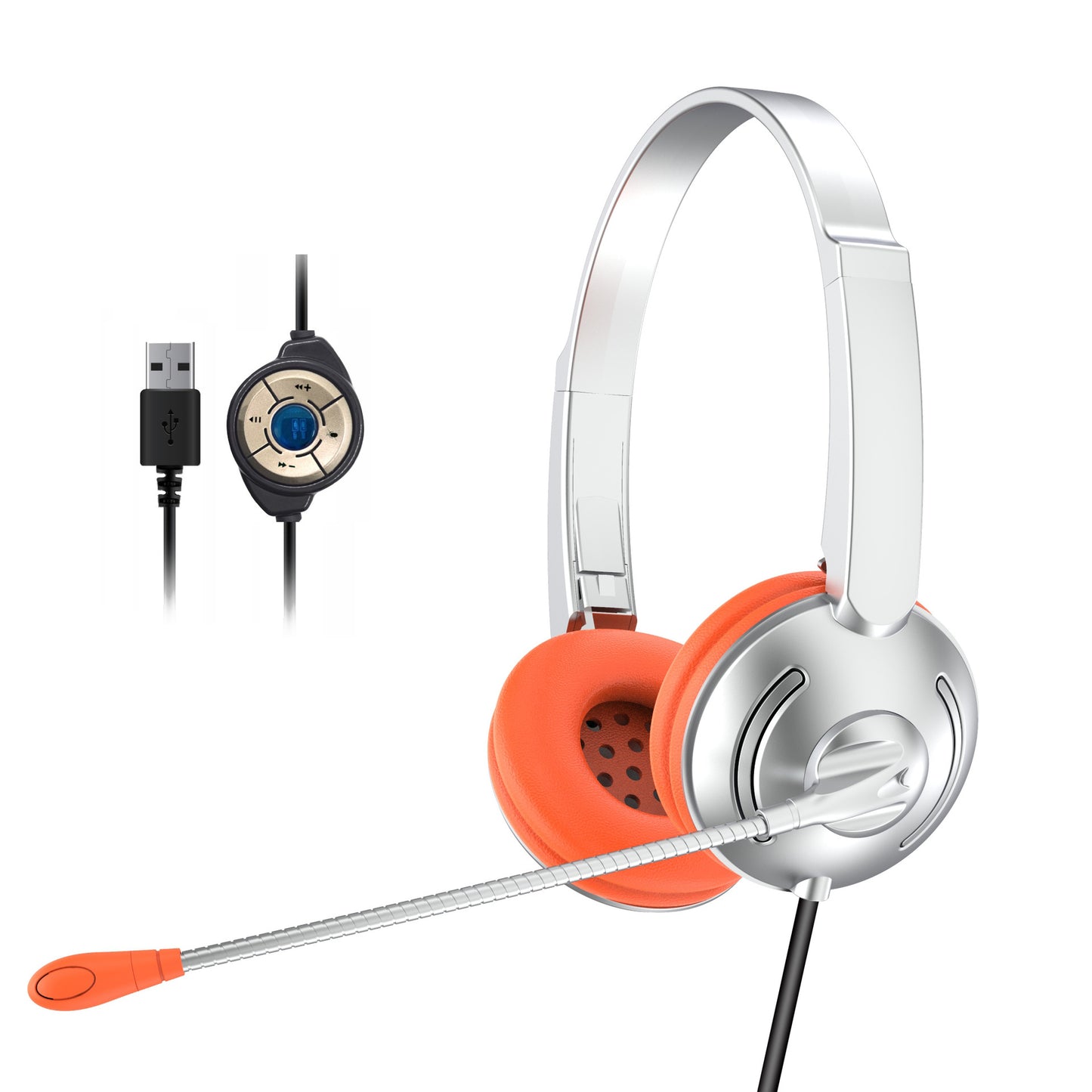 Multimedia-Headset mit einstellbarem Mikrofon Brehn