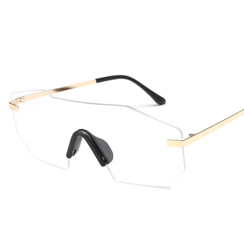 Damen Oversized-Sonnenbrille im futuristischen Design Brehn