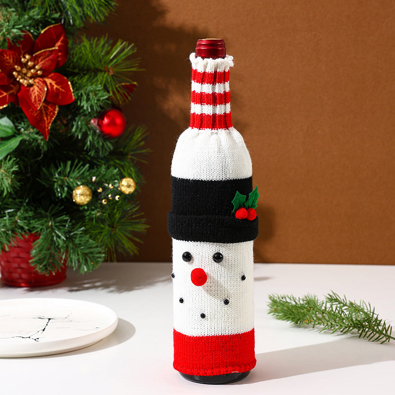 Weihnachtsgeschenk Weinflaschenhülle Brehn