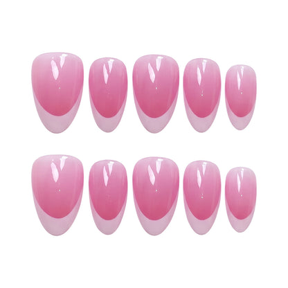 Chic mandelförmige Press-On Nagelset