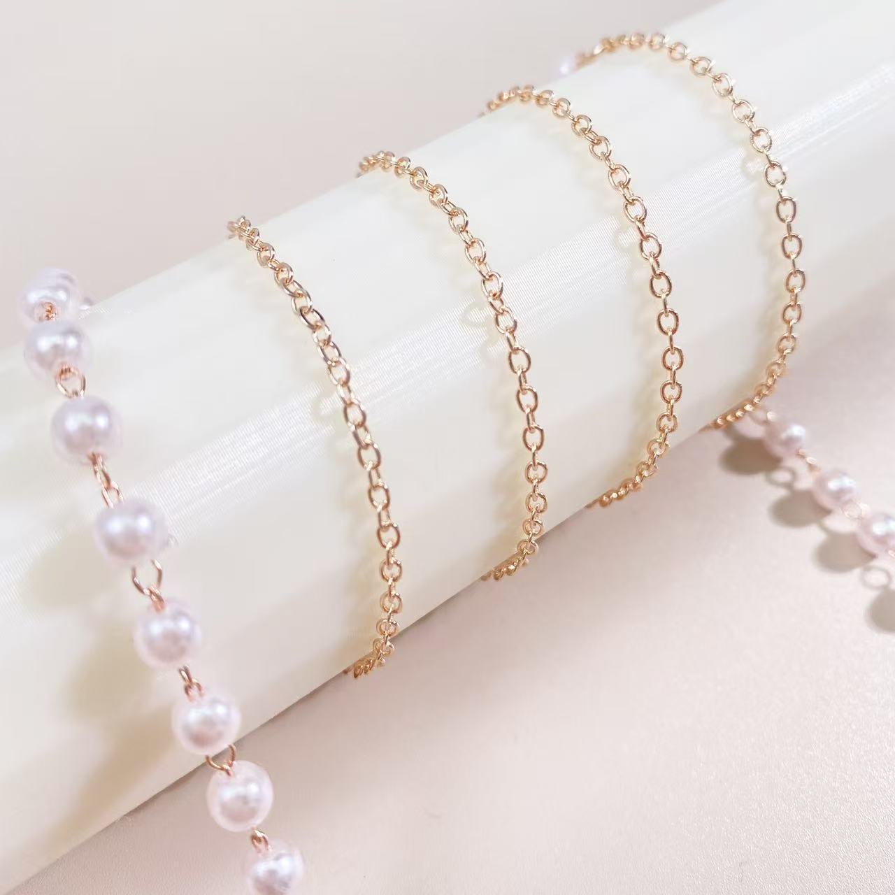 Elegante Perlen Brille Kette Brehn