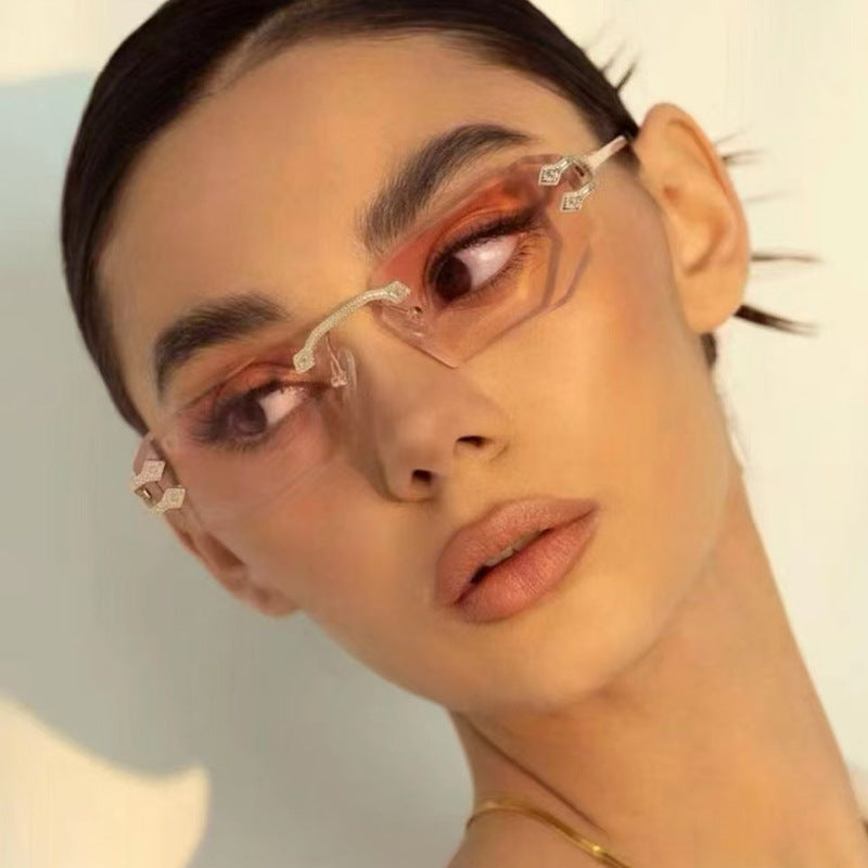 Damen geometrische Fashion-Sonnenbrille Brehn