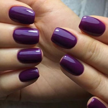 Glänzende Pediküre Nagelkunst Brehn