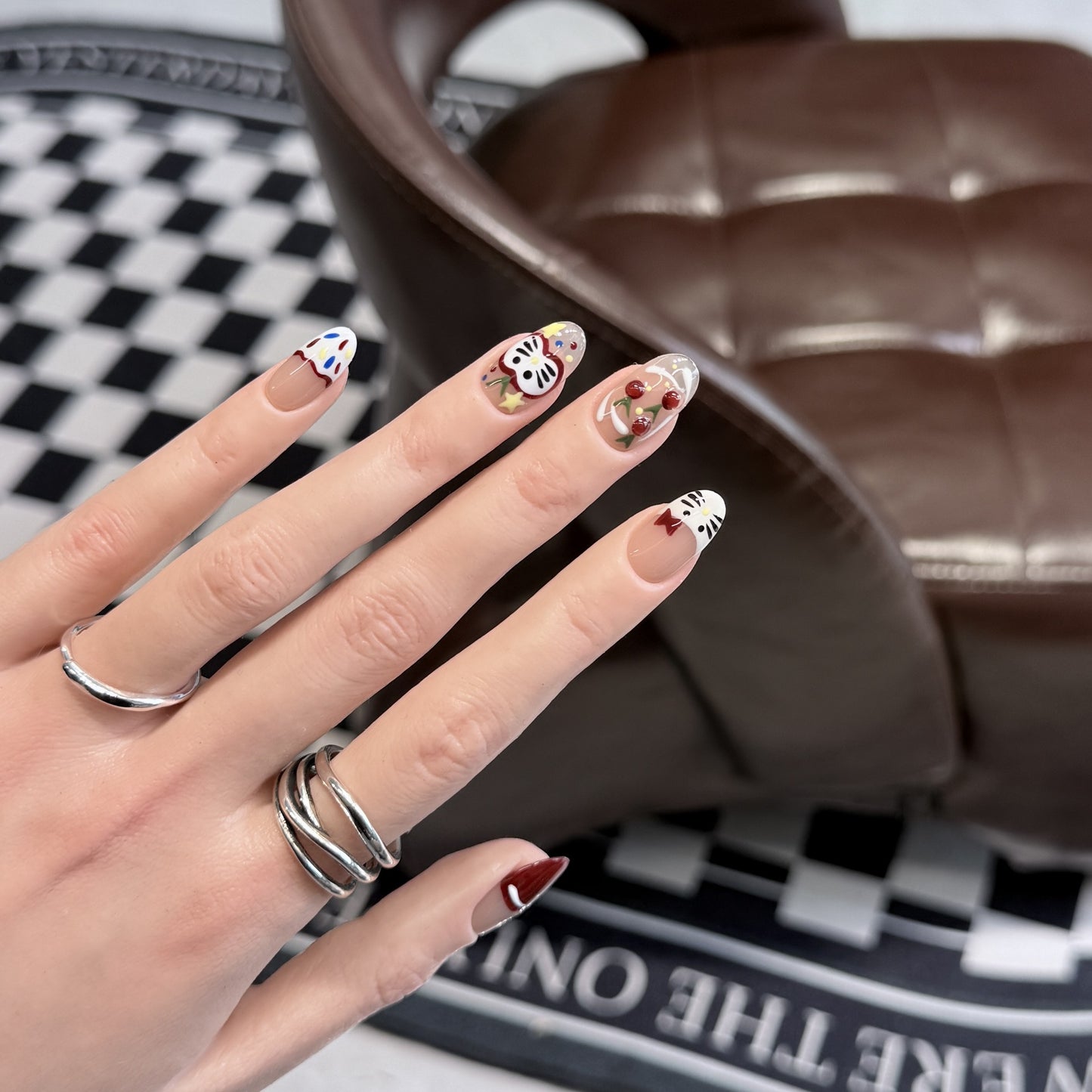 Künstlerisches Charakterthemen-Presse-Nagelkunst-Set Brehn