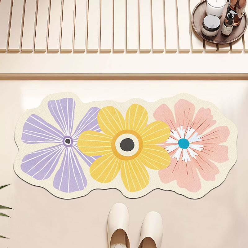 Dekorativer Floral Badteppich Brehn