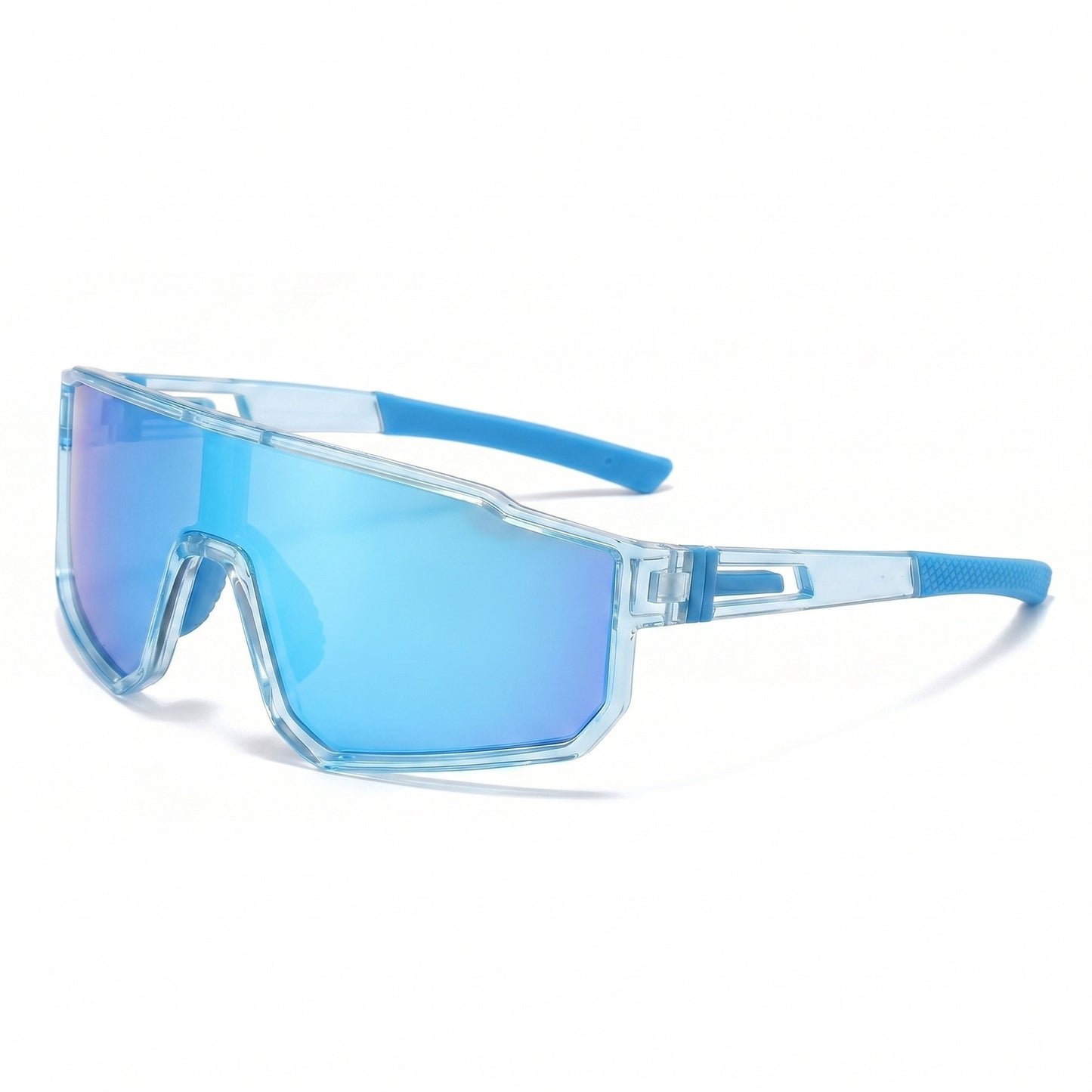 Damen nan sportliche Oversize Schildsonnenbrille mit UV400 Schutz, bruchsicherem Polycarbonatglas und rutschfesten Bügeln Brehn