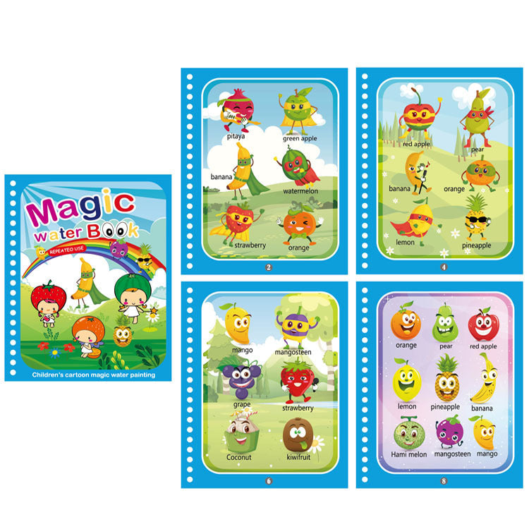 Brehn | Magisches Wasser Malbuch für Kinder