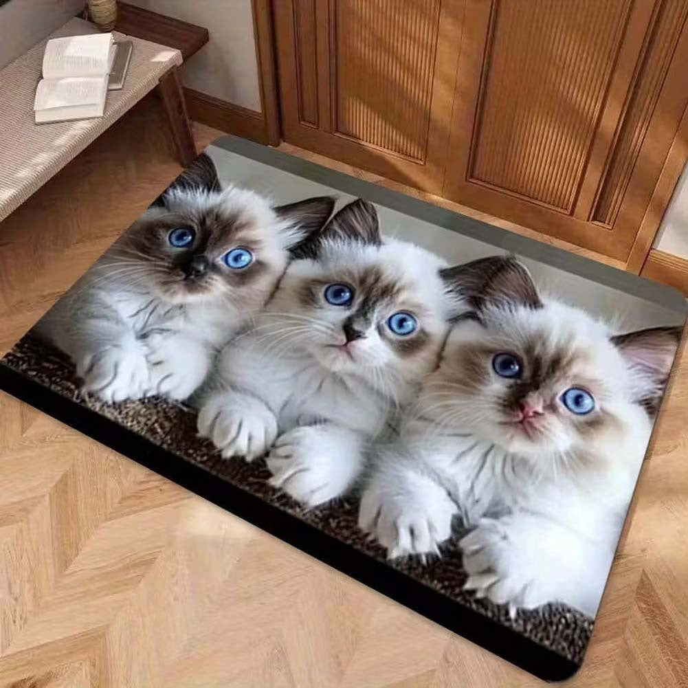 Dekorative Katzen Willkommen Matte Brehn
