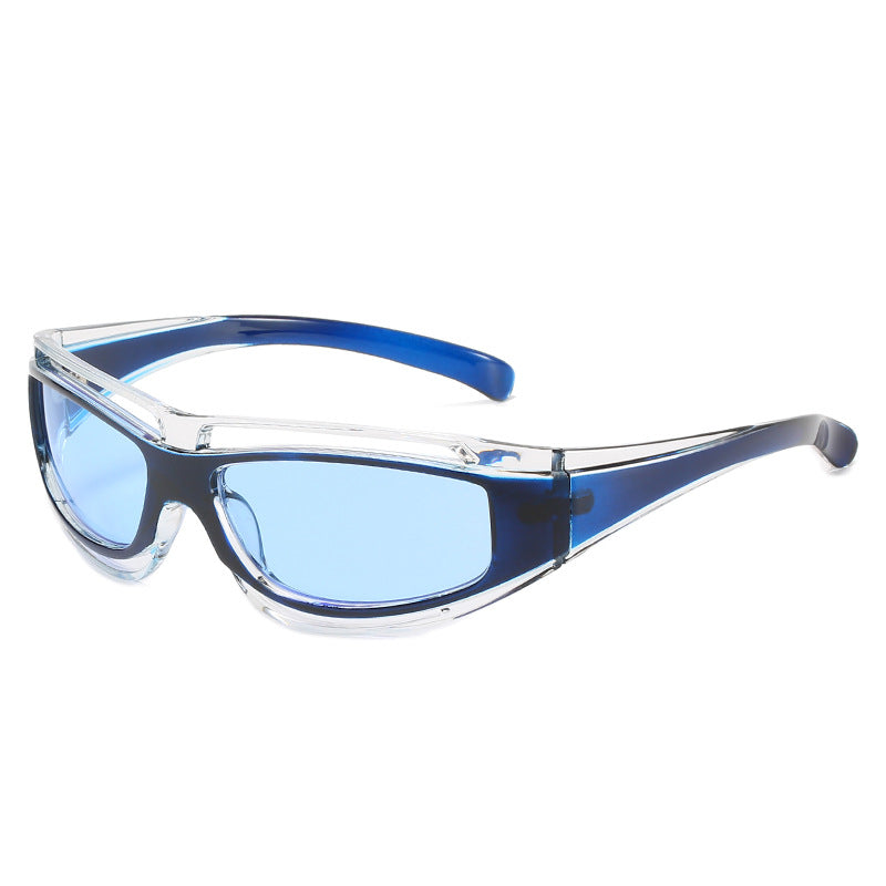 Damen Sportliche Sonnenbrille mit aerodynamischem Design und polarisierenden Gläsern Brehn