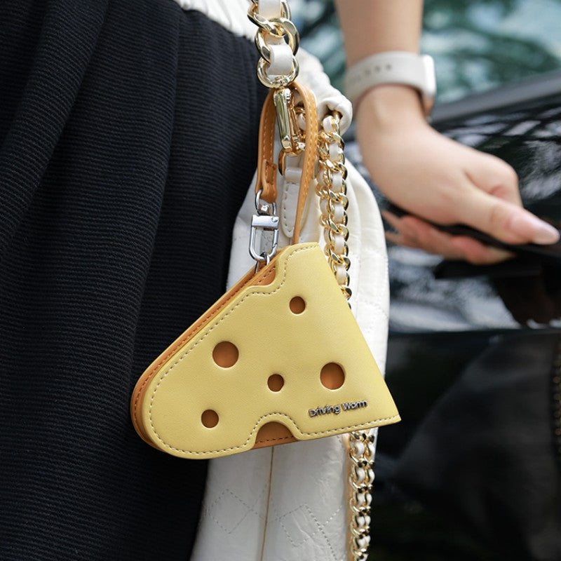 Brehn | Süße Käse Schlüsselanhänger Tasche