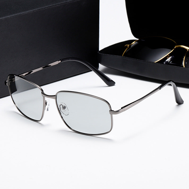 Damen elegante Sonnenbrille mit modernem Metallrahmen Brehn