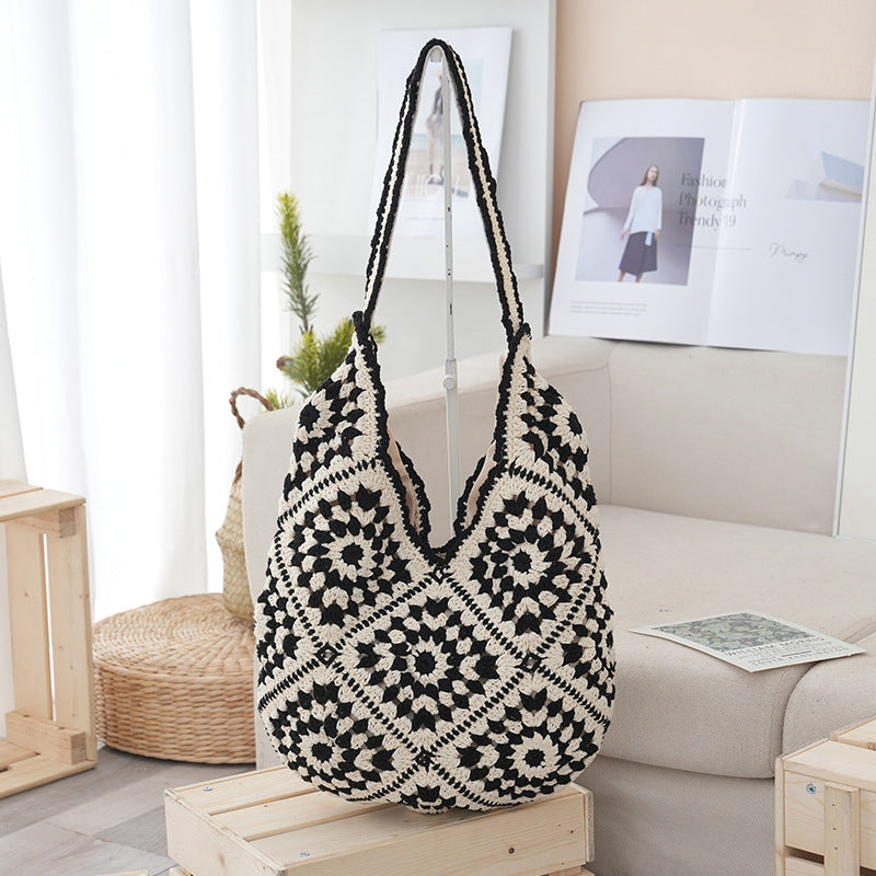 Handgefertigte Häkel-Shopper Tasche Brehn