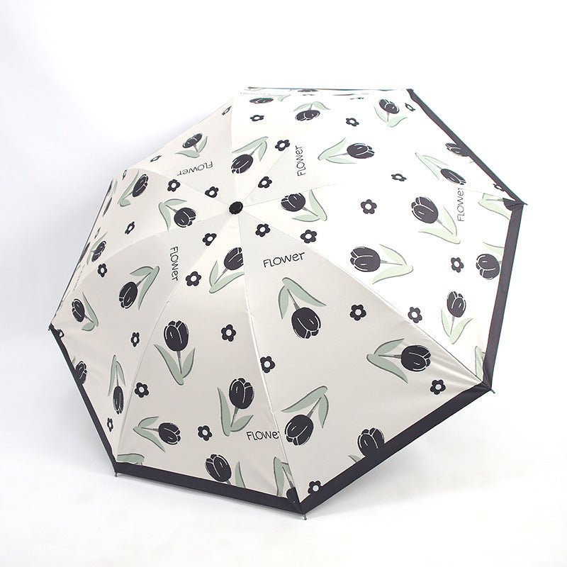 Damen Regenschirm mit floralen Mustern Brehn