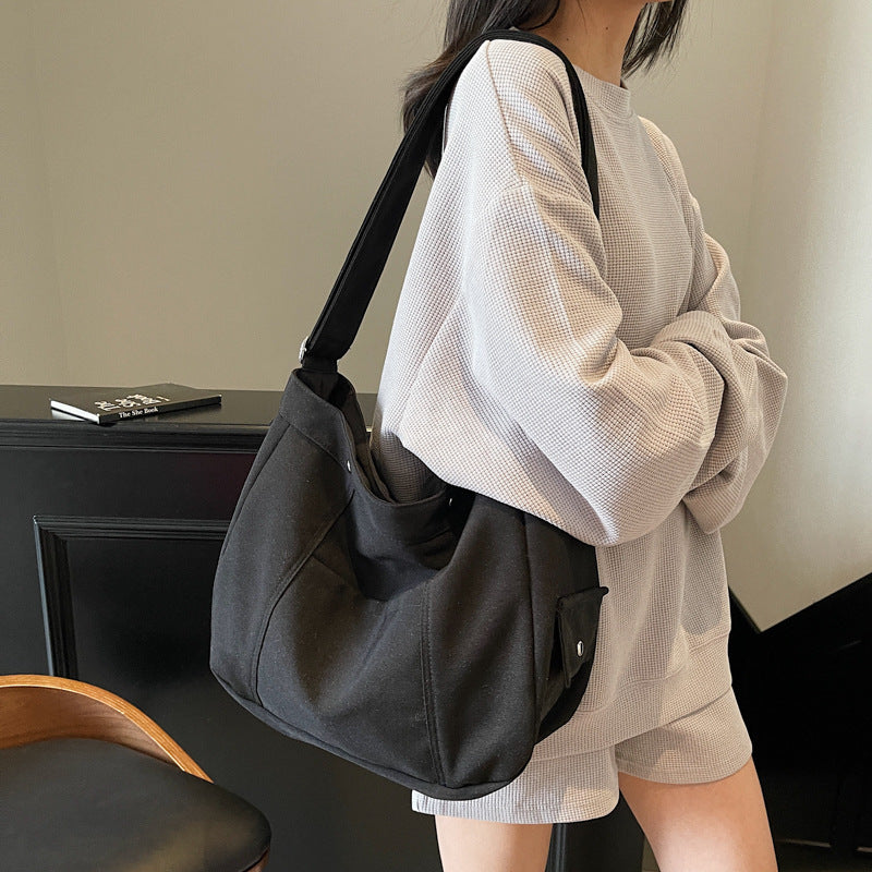 Stylische Leder Hobo Brehn