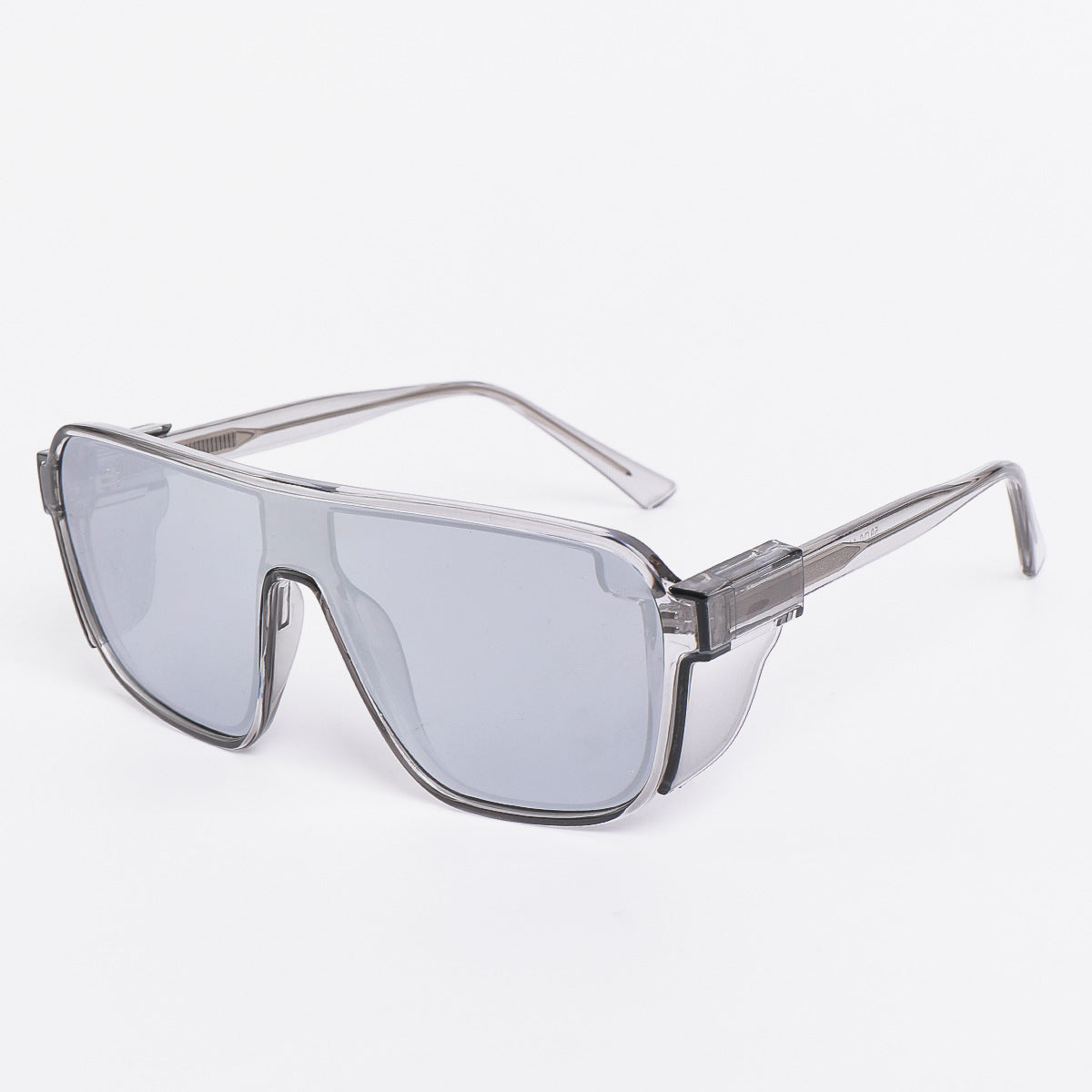 Damen sportliche Sonnenbrille im futuristischen Design mit farbigen Gläsern Brehn