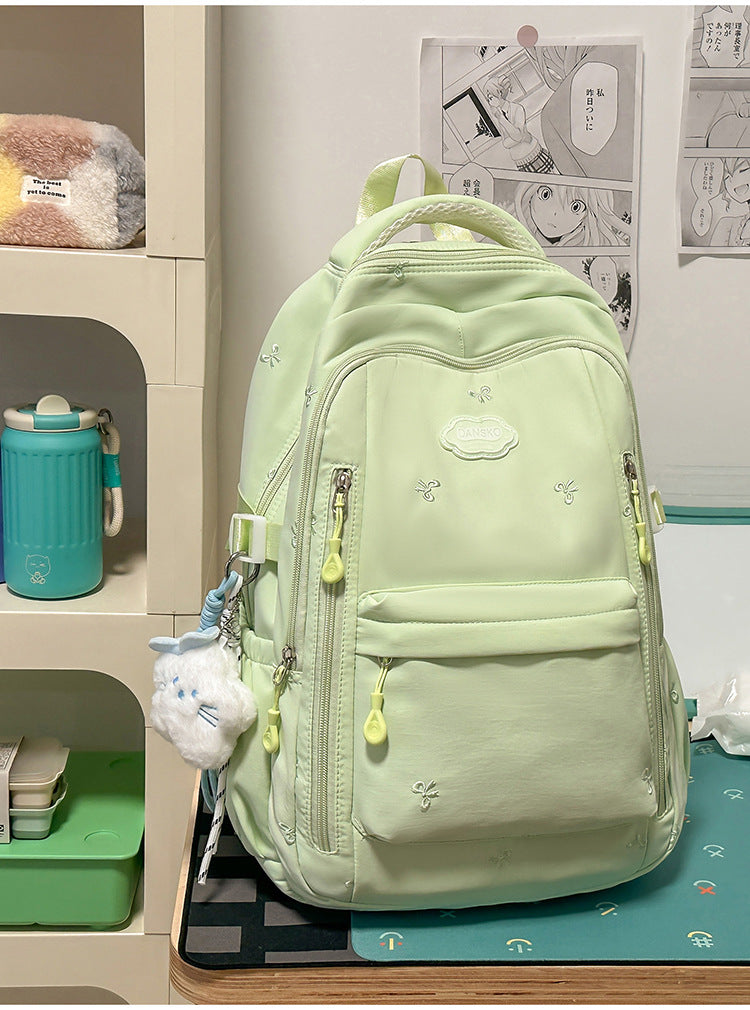 Gestickter Multi-Fach Freizeit-Schulrucksack