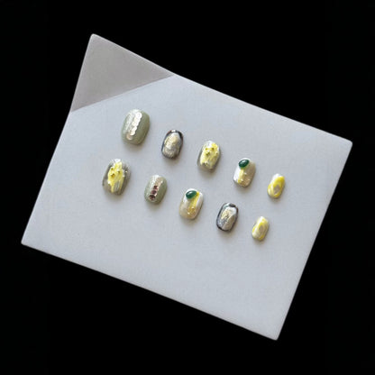 Künstlerisches 3D Press-On Nagelkunst Set