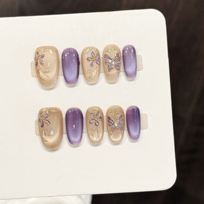 Künstlerische Press-On Nagelkunst Kollektion