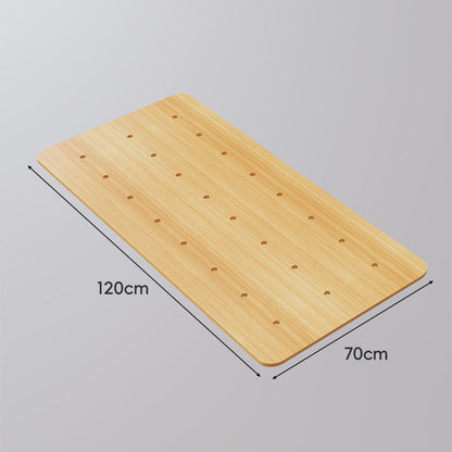 Große perforierte Bambusregalplatte mit belüftetem Lattendesign