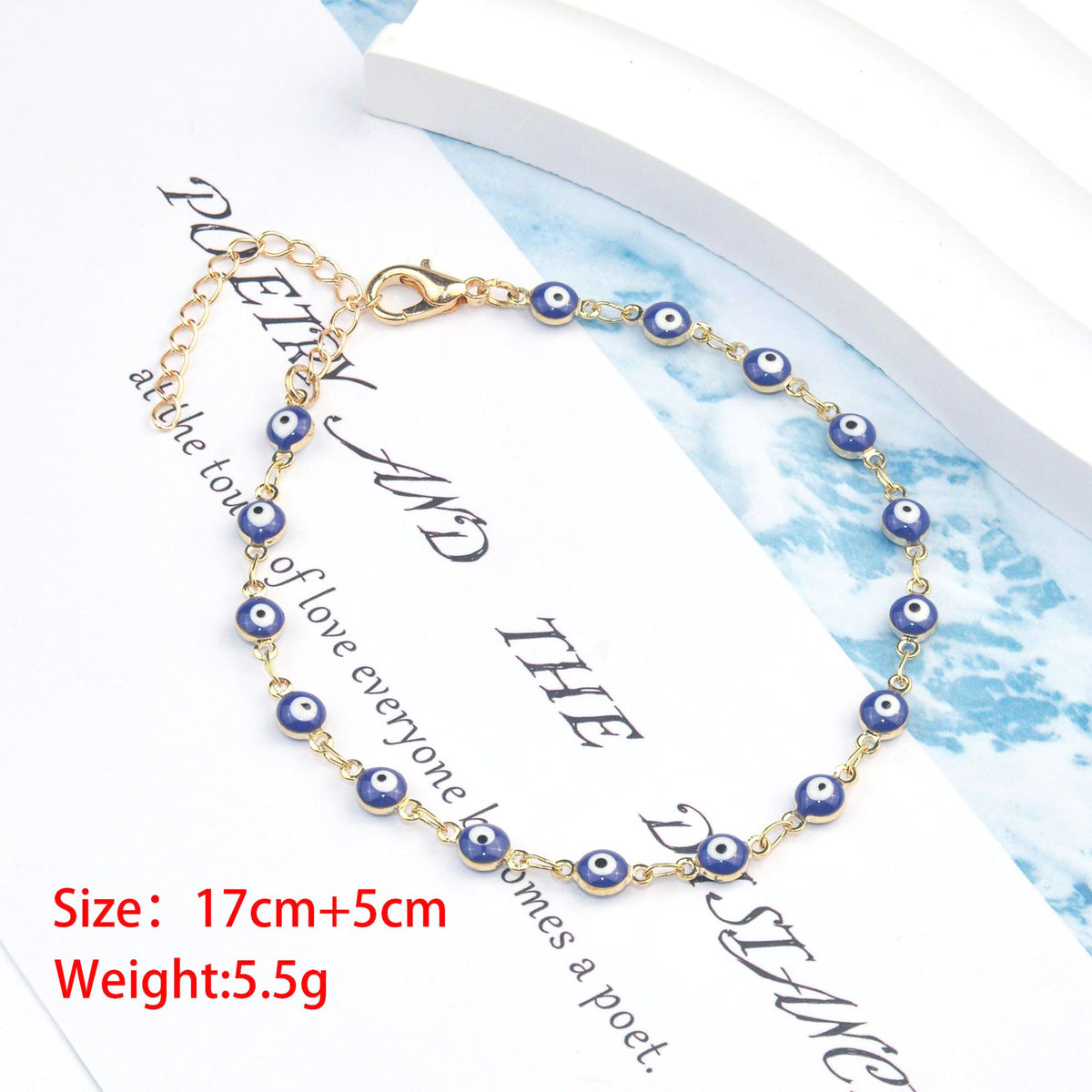 Bunte Augen Charm Brille Kette Brehn