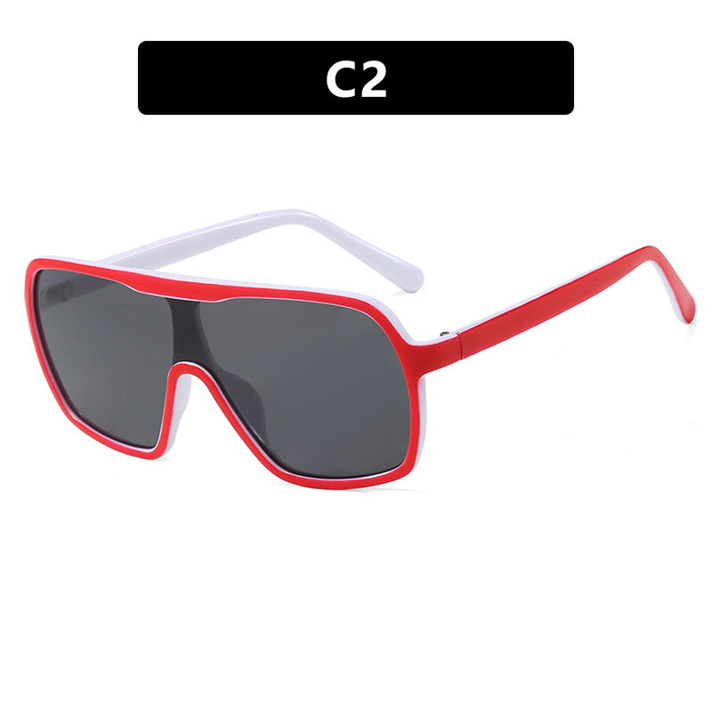Damen oversized Sonnenbrille mit breitem Rahmen Brehn