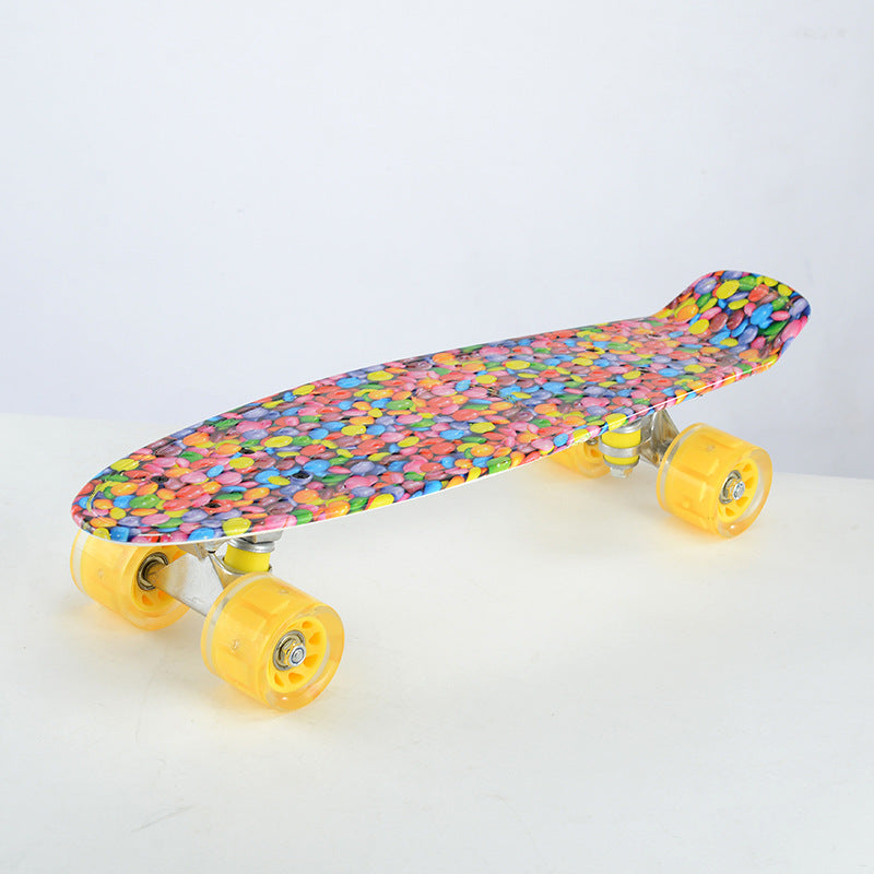 Kompakter Mini Cruiser Skateboard Brehn