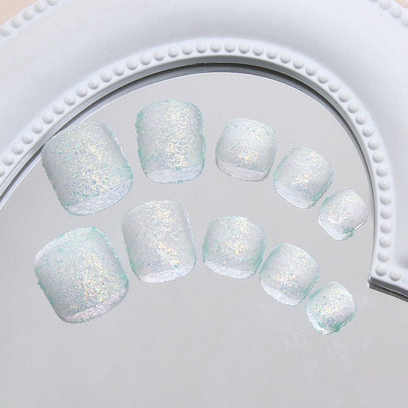 Glitzerndes Pediküre-Set Brehn