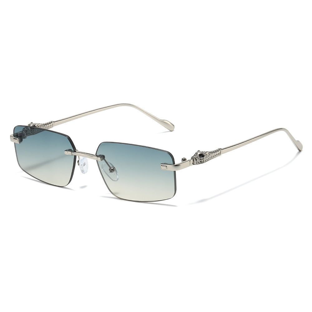 Designer Rechte Sonnenbrille mit luxuriösen metallischen Details Brehn