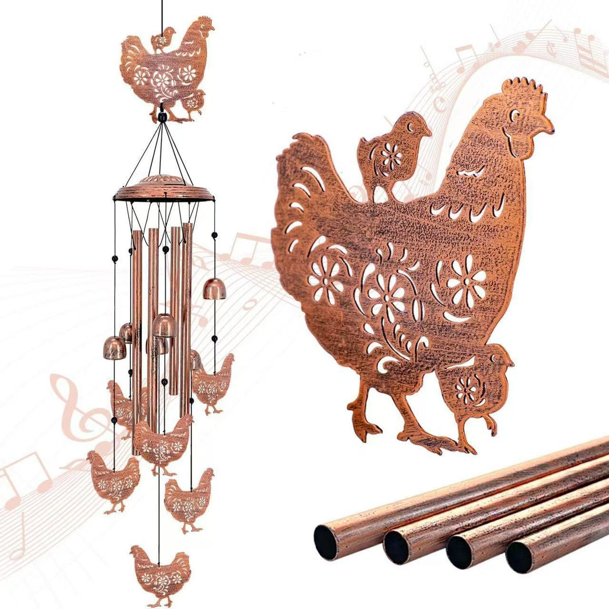 Dekorativer Windspiel mit Dackel-Design Brehn