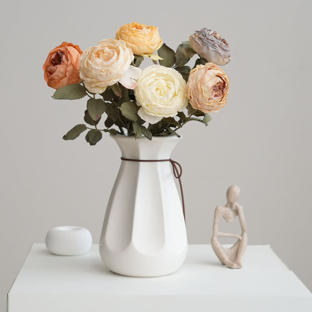 Realistische Seidenrose Blumenstiel  1789937286