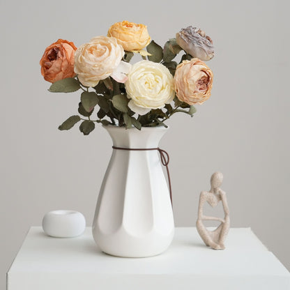 Realistische Seidenrose Blumenstiel  1789937286