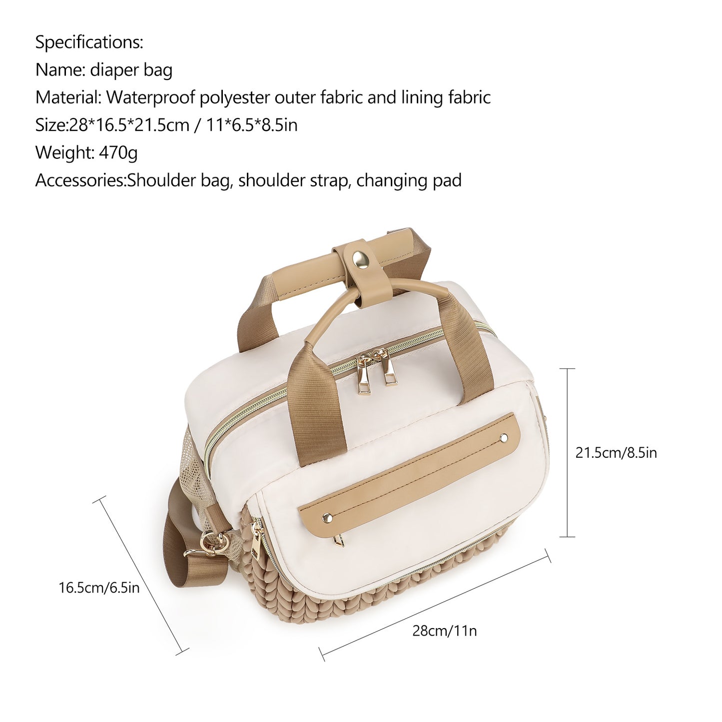Modulare Handtasche mit Geflochtenem Design Brehn