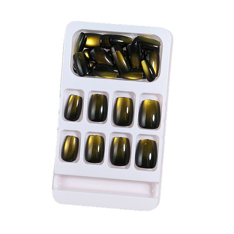 Glänzende Metallische Press-On Nagelspitzen Brehn