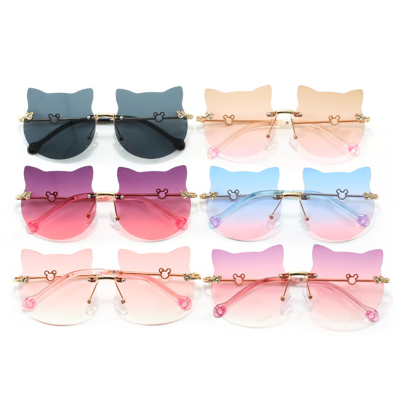 Damen geometrische Sonnenbrille mit luxuriösem Metallrahmen Brehn