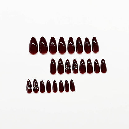 Elegante Stiletto Press-On Nagelerweiterungen Brehn