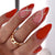 Elegante Matt-Finish Press-on Nägel Brehn