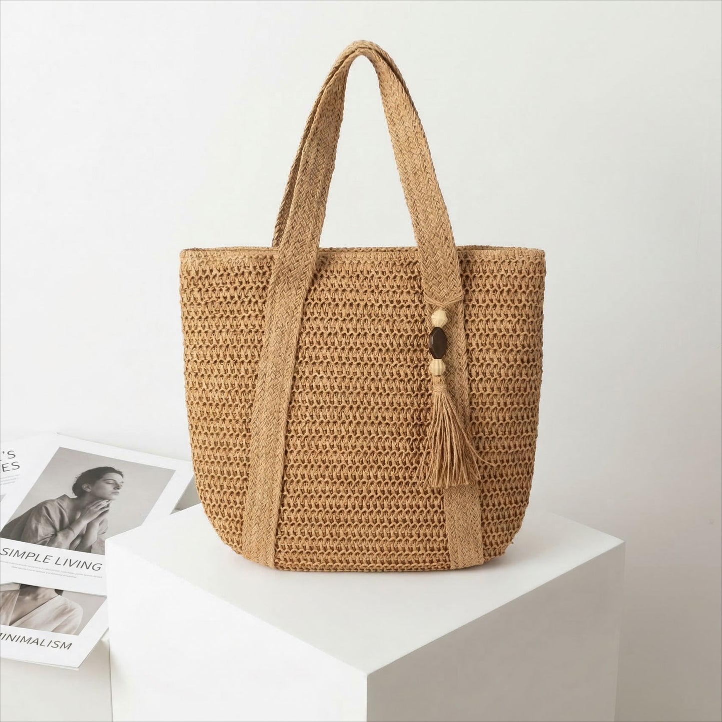 Makramee Tote mit Geflochtenem Design Brehn