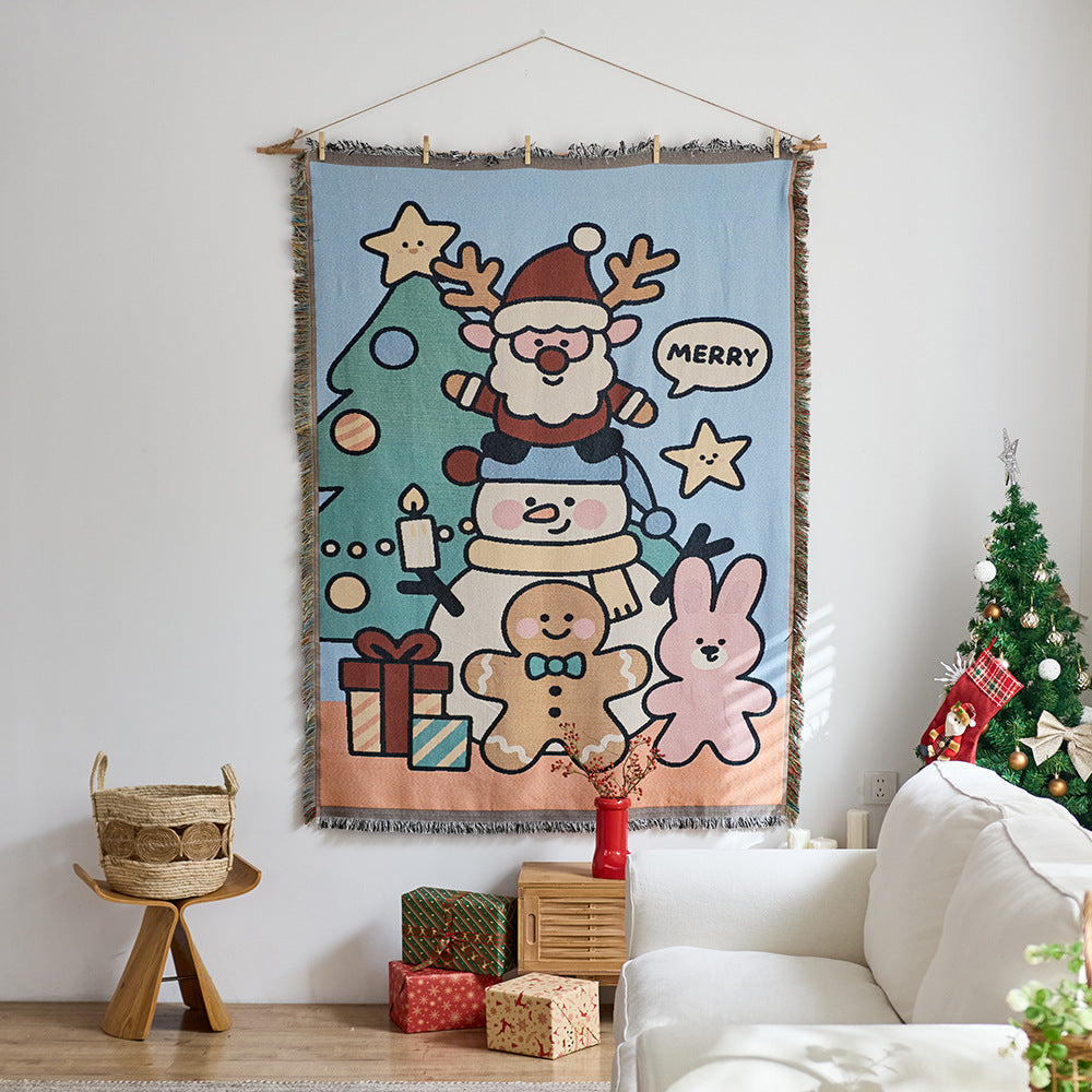 Verspieltes, urlaubsbezogenes Wandteppich-Wandbehang