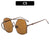 Stylische Übergroße Sechseckige Sonnenbrille
