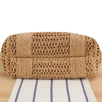 Handtasche mit Geflochtenem Design und Abnehmbaren Schulterriemen Brehn