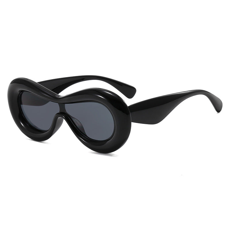 Damen futuristische Design-Sonnenbrille Brehn