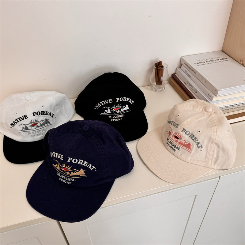 Herren Bestickte Outdoor Abenteuer Baseballmütze Brehn