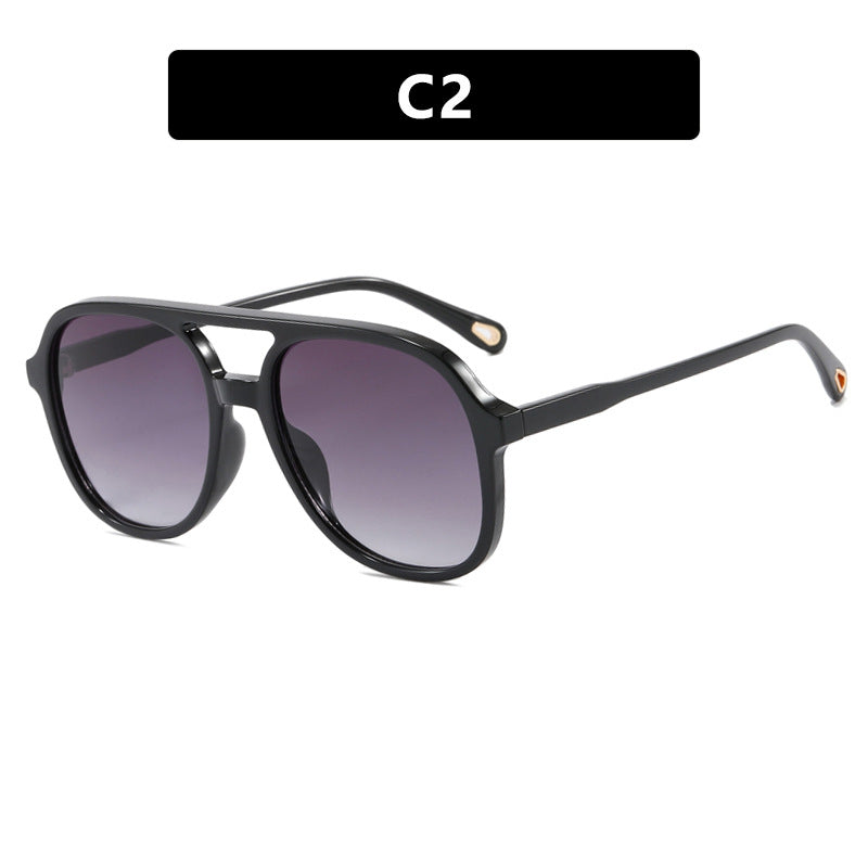Damen geometrische Sonnenbrille mit luxuriösem Rahmen Brehn