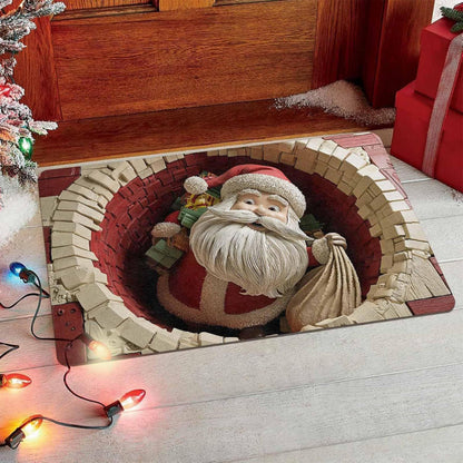 Festliche Santa-Themen Fußmatte