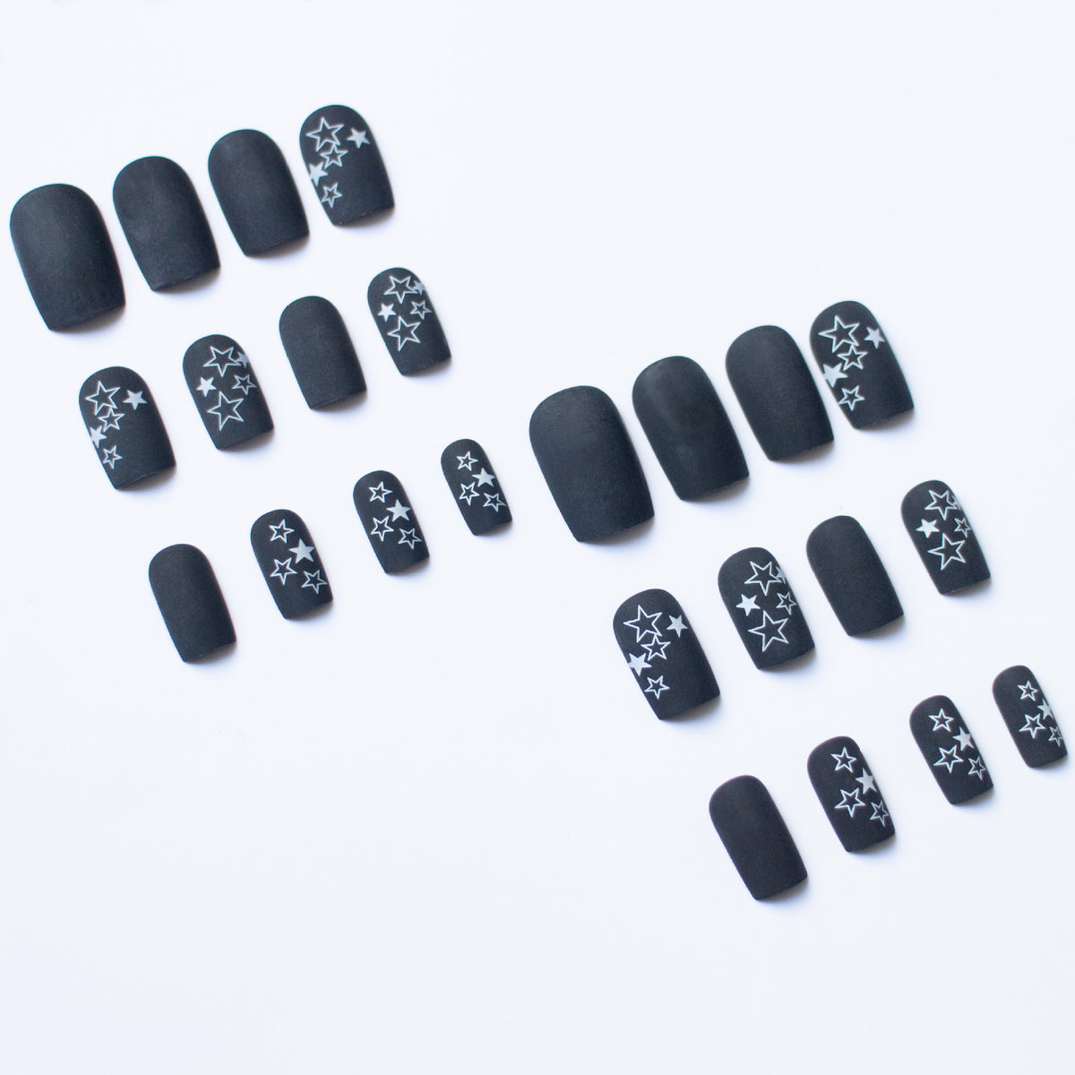 Künstlerisches Sternmuster Nagelkunst Set