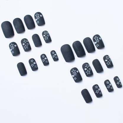 Künstlerisches Sternmuster Nagelkunst Set
