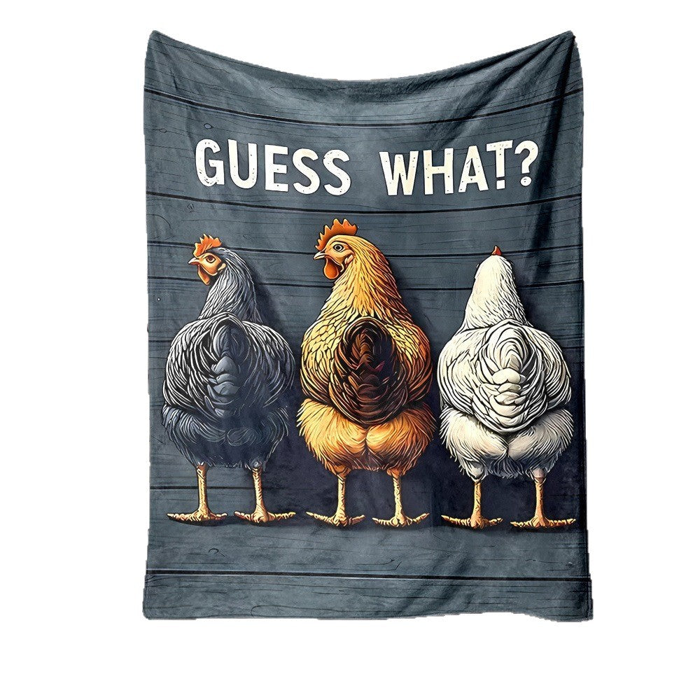 Weiche Cartoon-Dackel-Themen-Fleece-Decke