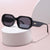 Damen modische geometrische Sonnenbrille mit robustem Design Brehn