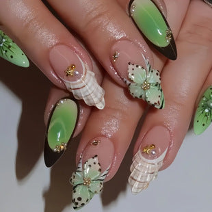 Elegante Gel-Nagelkunstverlängerungen Brehn