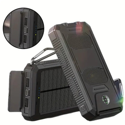 Solarbetriebene Powerbank Brehn
